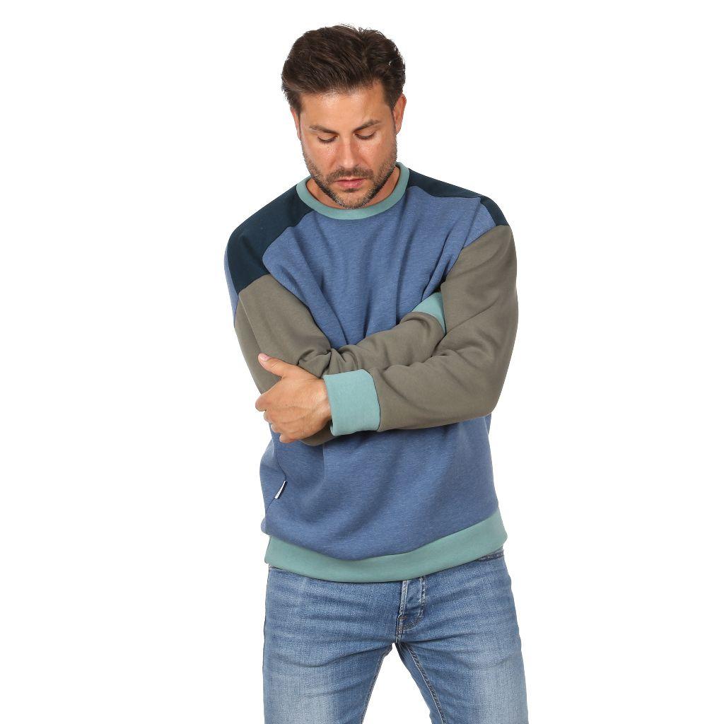 Papierschnittmuster Männer Mix Sweater Herr Deniz XS-XXL